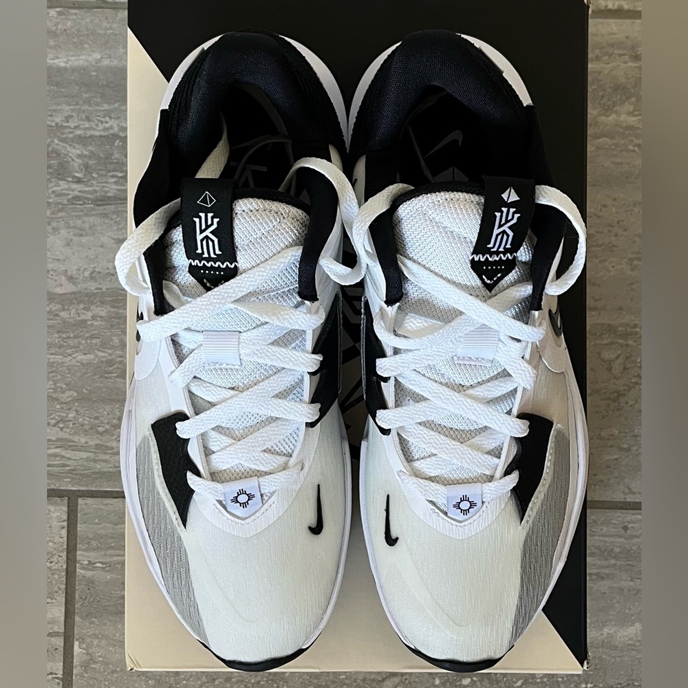 Nike Kyrie Low 5 Black and White Sneakers